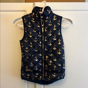 Simply Southern Blue and Gold Nautical Vest